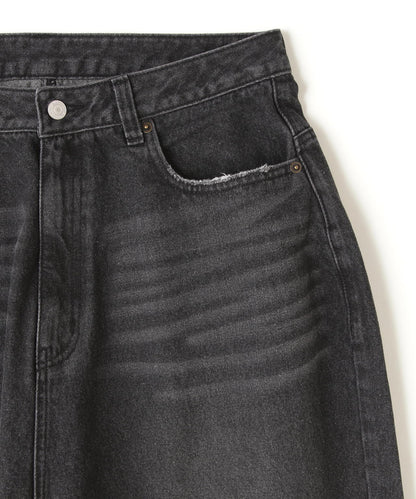WHITELAND/白地/WIDE DENIM/寬鬆牛仔褲