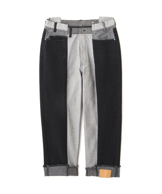 DankeSchon/ダンケシェーン/PREMIUM reDENIM SHIFT 2CM PANTS/高級再生牛仔褲
