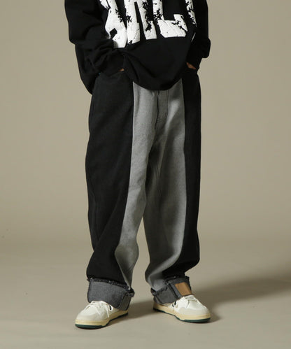 DankeSchon/ダンケシェーン/PREMIUM reDENIM SHIFT 2CM PANTS/高級再生牛仔褲