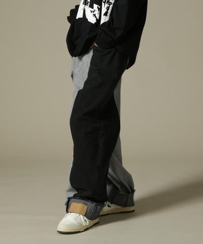 DankeSchon/ダンケシェーン/PREMIUM reDENIM SHIFT 2CM PANTS/高級再生牛仔褲