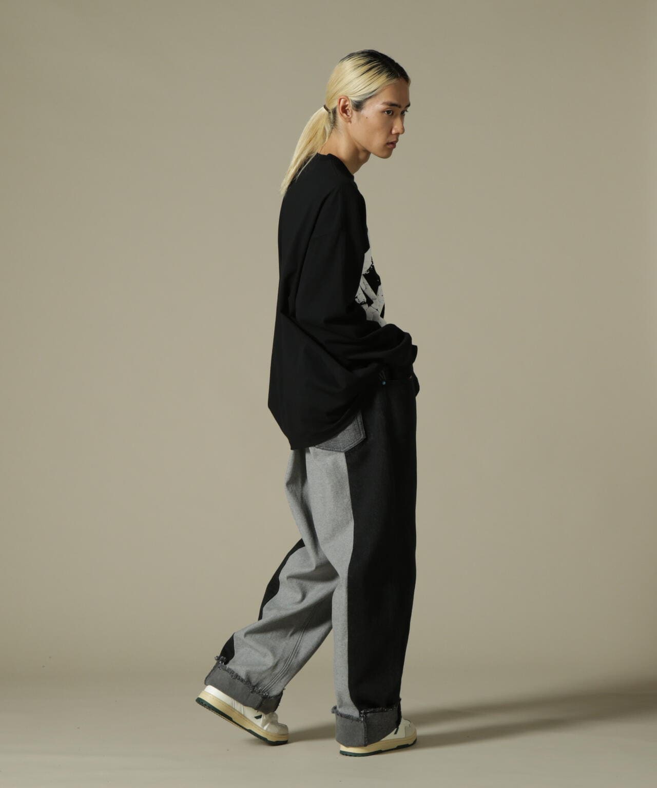 DankeSchon/ダンケシェーン/PREMIUM reDENIM SHIFT 2CM PANTS/高級再生牛仔褲