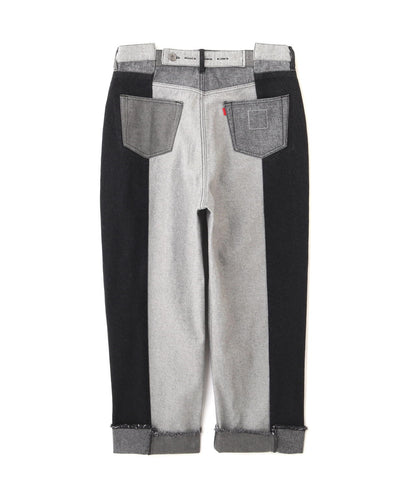 DankeSchon/ダンケシェーン/PREMIUM reDENIM SHIFT 2CM PANTS/高級再生牛仔褲