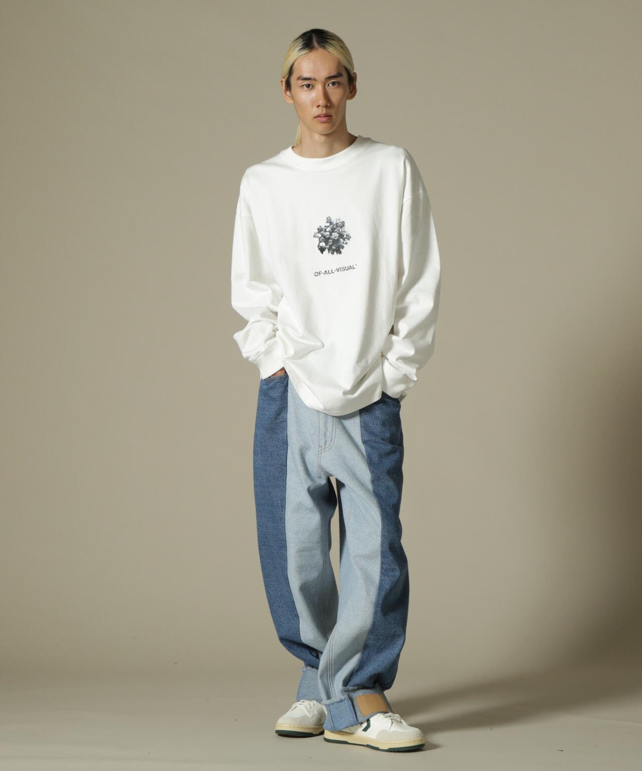 DankeSchon/ダンケシェーン/PREMIUM reDENIM SHIFT 2CM PANTS/高級再生牛仔褲
