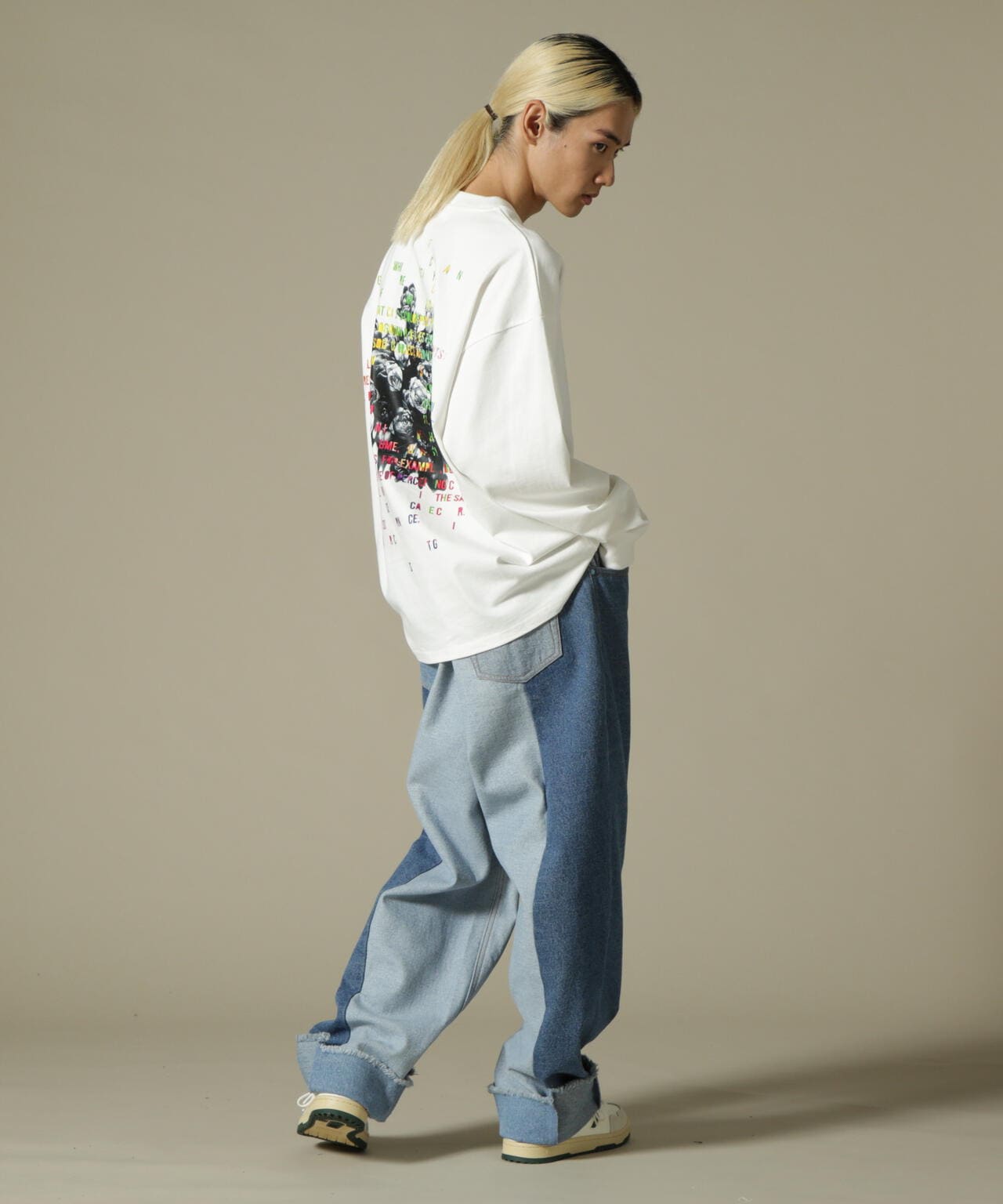 DankeSchon/ダンケシェーン/PREMIUM reDENIM SHIFT 2CM PANTS/高級再生牛仔褲