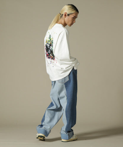 DankeSchon/ダンケシェーン/PREMIUM reDENIM SHIFT 2CM PANTS/高級再生牛仔褲
