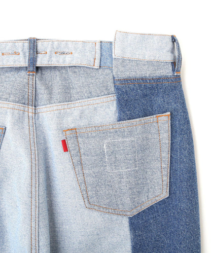 DankeSchon/ダンケシェーン/PREMIUM reDENIM SHIFT 2CM PANTS/高級再生牛仔褲