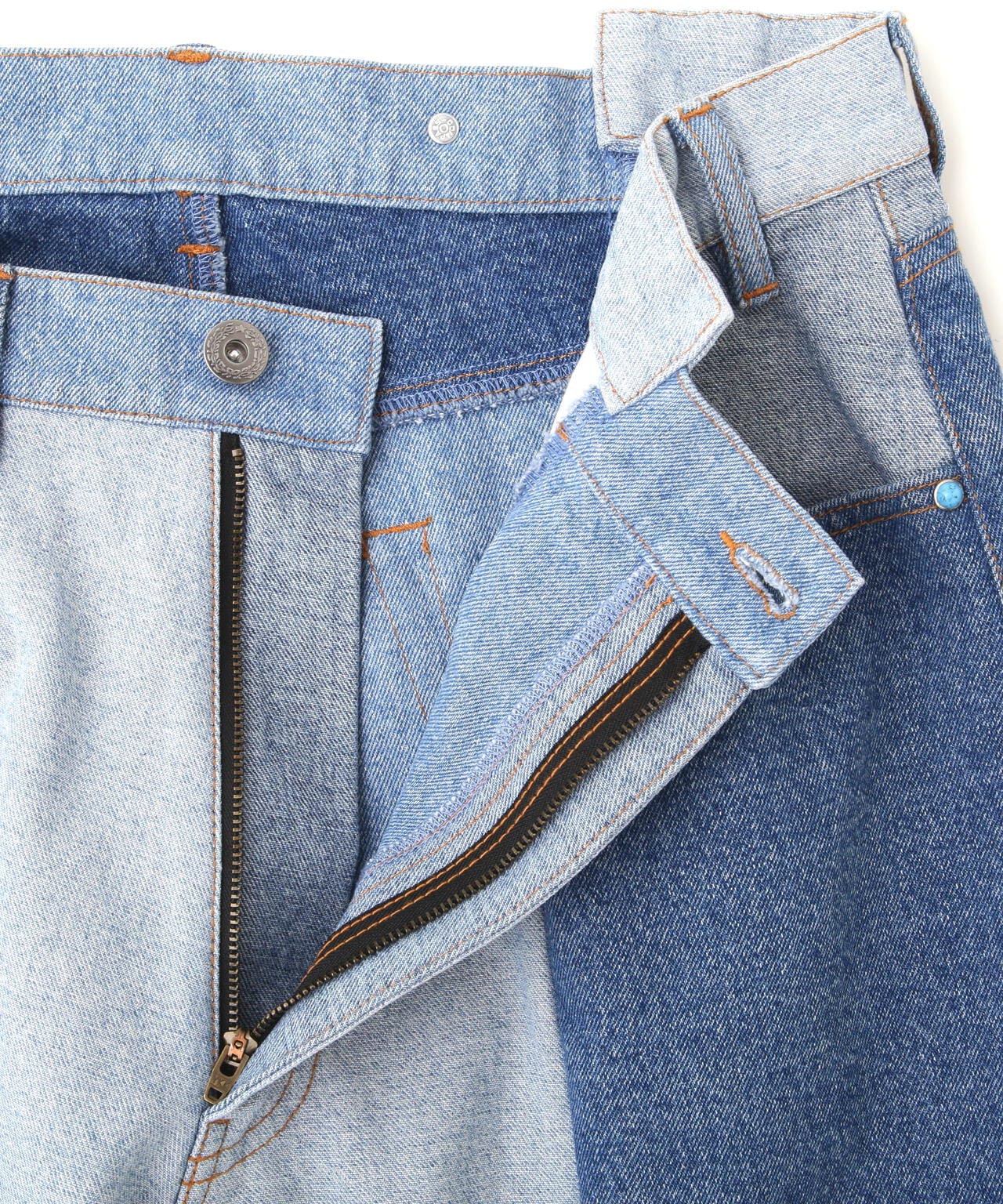 DankeSchon/ダンケシェーン/PREMIUM reDENIM SHIFT 2CM PANTS/高級再生牛仔褲