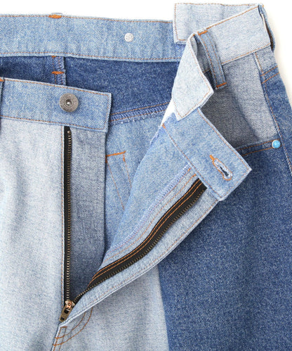 DankeSchon/ダンケシェーン/PREMIUM reDENIM SHIFT 2CM PANTS/高級再生牛仔褲