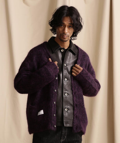 MOHAIR CARDIGAN/莫哈爾羊毛針織開衫