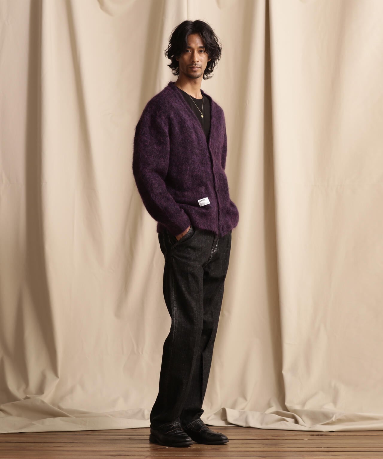 MOHAIR CARDIGAN/莫哈爾羊毛針織開衫