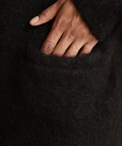 MOHAIR CARDIGAN/莫哈爾羊毛針織開衫