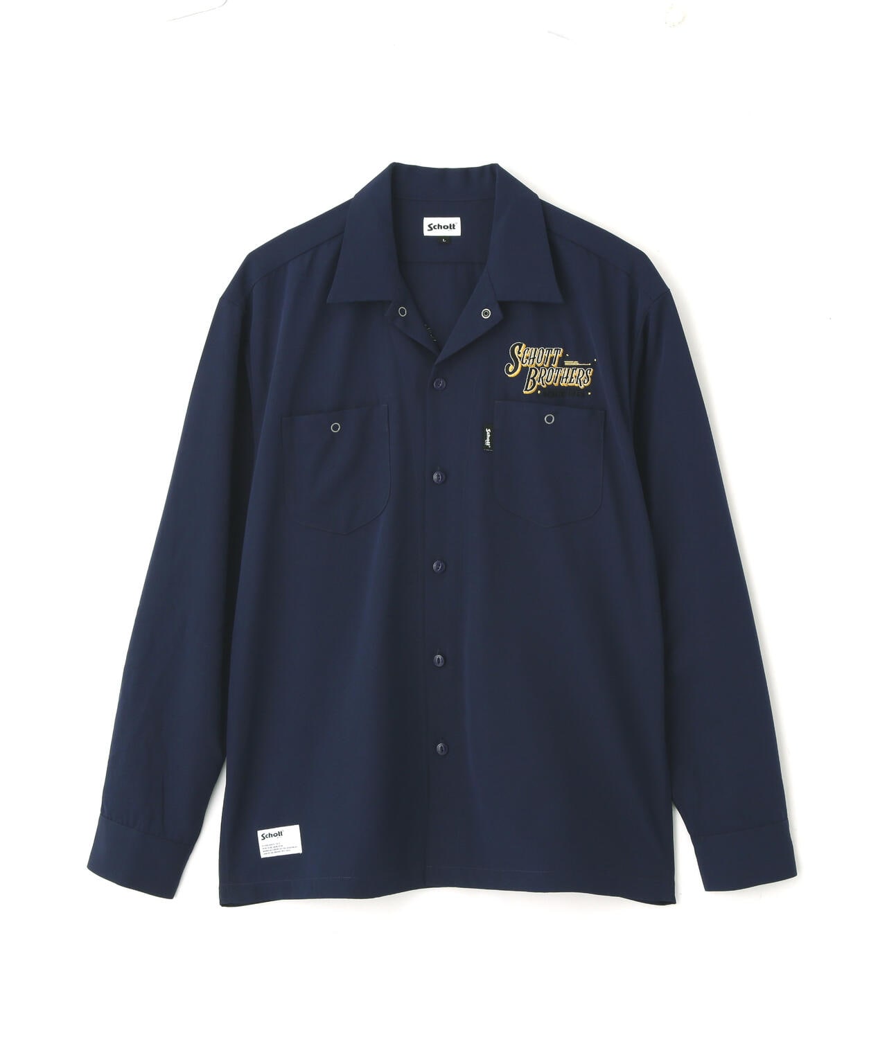 LS TC SHIRT BARBER EMB/理髮師logo刺繡 工作襯衫