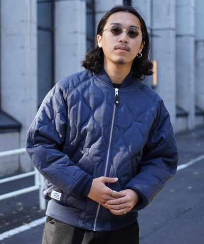 LIMITED/ONIONQUILTED JACKET OVALCHENILLE LOGO/橢圓絨標誌拼接夾克