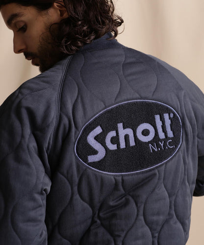 LIMITED/ONIONQUILTED JACKET OVALCHENILLE LOGO/橢圓絨標誌拼接夾克