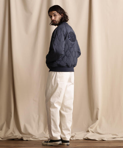 LIMITED/ONIONQUILTED JACKET OVALCHENILLE LOGO/橢圓絨標誌拼接夾克