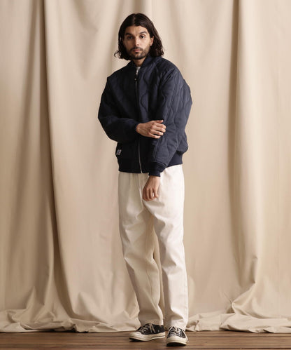 LIMITED/ONIONQUILTED JACKET OVALCHENILLE LOGO/橢圓絨標誌拼接夾克