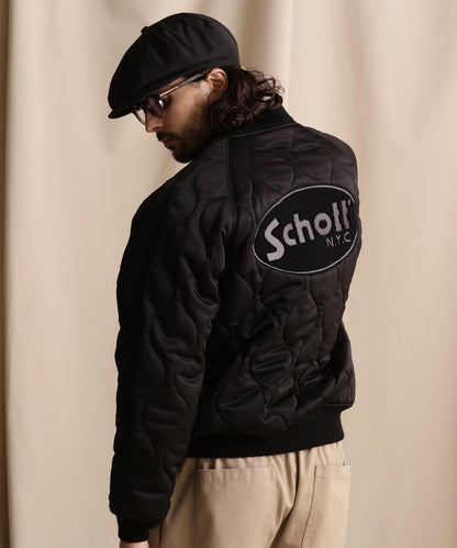 LIMITED/ONIONQUILTED JACKET OVALCHENILLE LOGO/橢圓絨標誌拼接夾克