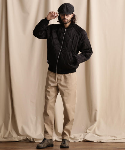 LIMITED/ONIONQUILTED JACKET OVALCHENILLE LOGO/橢圓絨標誌拼接夾克