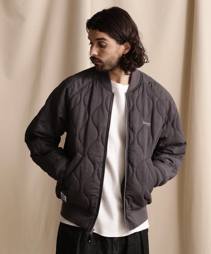 LIMITED/ONIONQUILTED JACKET OVALCHENILLE LOGO/橢圓絨標誌拼接夾克