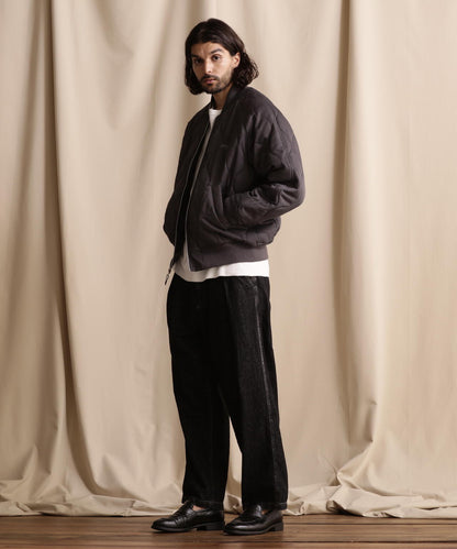 LIMITED/ONIONQUILTED JACKET OVALCHENILLE LOGO/橢圓絨標誌拼接夾克