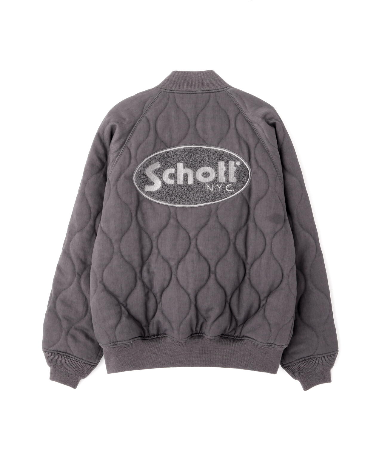 LIMITED/ONIONQUILTED JACKET OVALCHENILLE LOGO/橢圓絨標誌拼接夾克