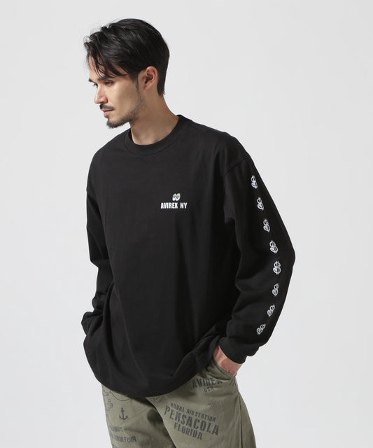 《直營店限定》DOLLARS DESIGN 長袖T恤 / AVIREX