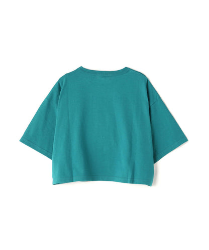 HEM LOGO PRINT T-SHIRT/拼接標誌印花T恤