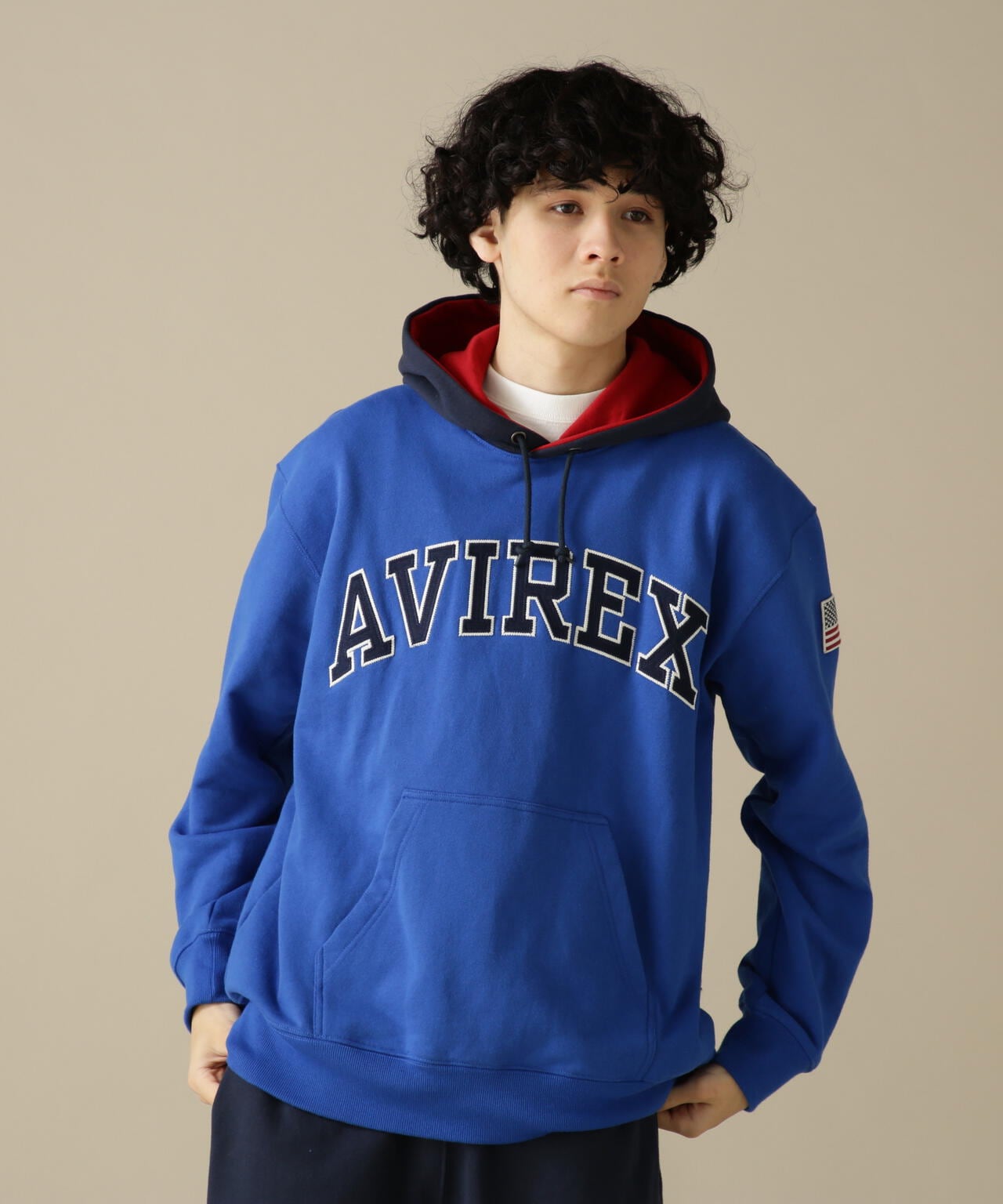 ARCH LOGO COLOR HOOD L/S PARKA/拱形標誌彩色連帽長袖連帽外套