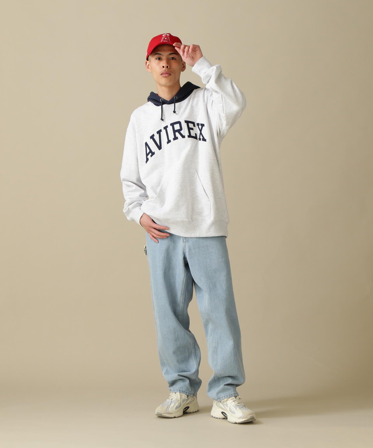 ARCH LOGO COLOR HOOD L/S PARKA/拱形標誌彩色連帽長袖連帽外套