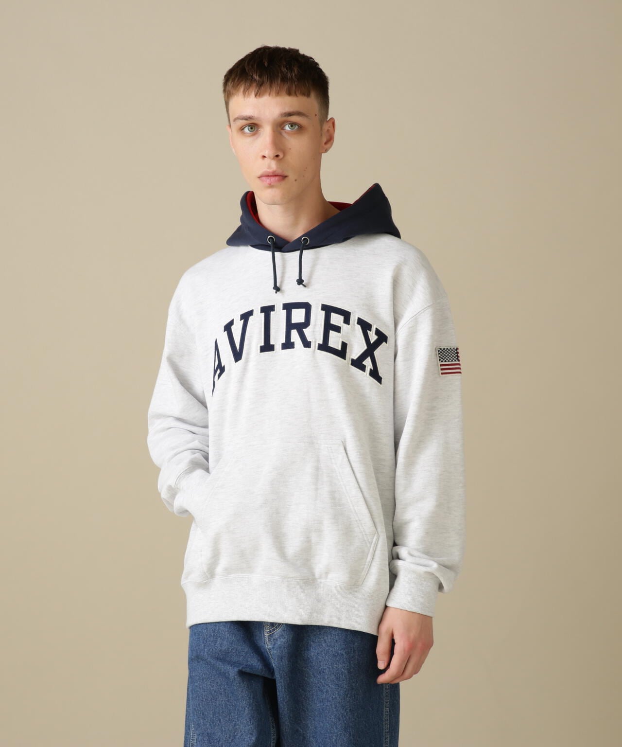 ARCH LOGO COLOR HOOD L/S PARKA/拱形標誌彩色連帽長袖連帽外套