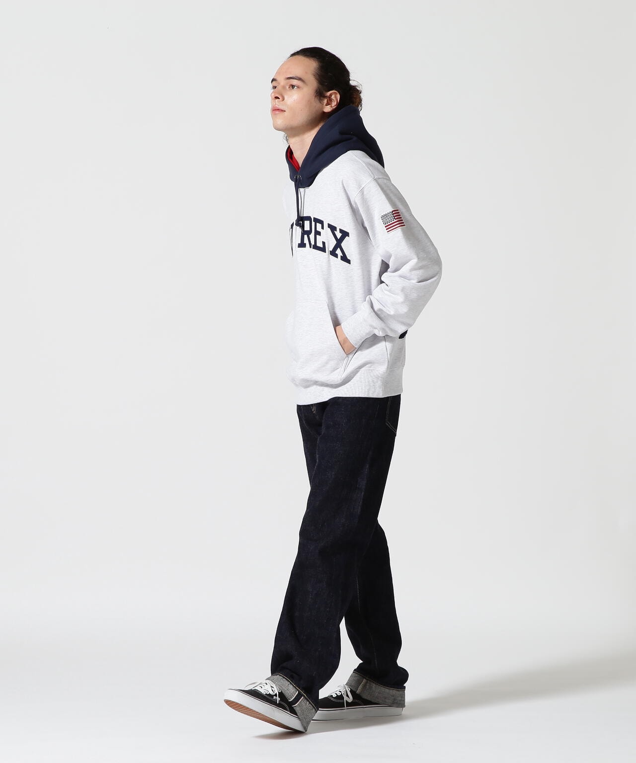 ARCH LOGO COLOR HOOD L/S PARKA/拱形標誌彩色連帽長袖連帽外套