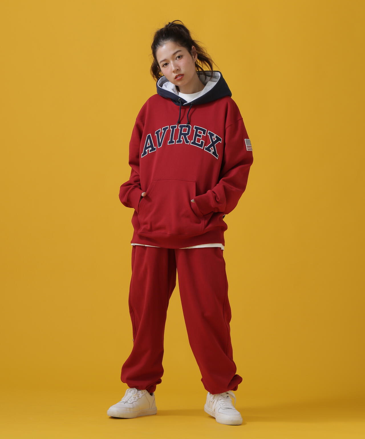 ARCH LOGO COLOR HOOD L/S PARKA/拱形標誌彩色連帽長袖連帽外套
