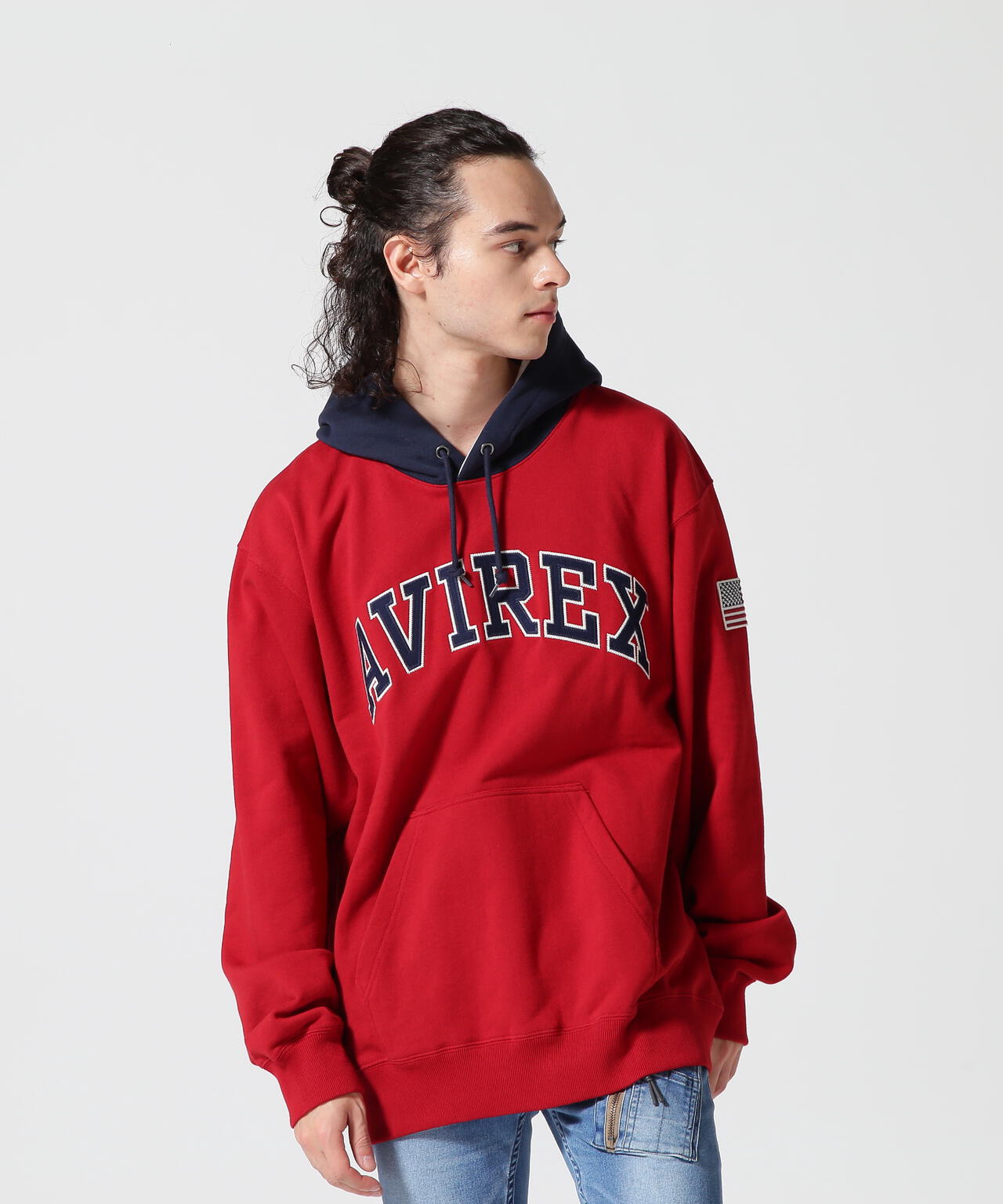 ARCH LOGO COLOR HOOD L/S PARKA/拱形標誌彩色連帽長袖連帽外套