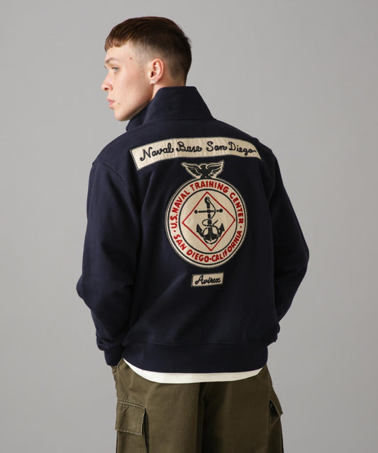 L/S STAND ZIP NAVAL PATCH / 立領拉鍊 海軍 徽章