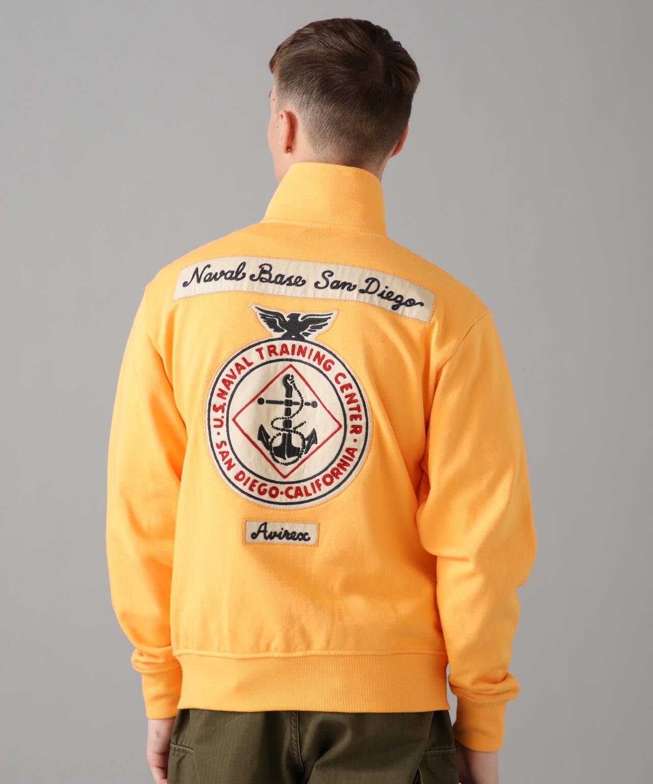 L/S STAND ZIP NAVAL PATCH / 立領拉鍊 海軍 徽章