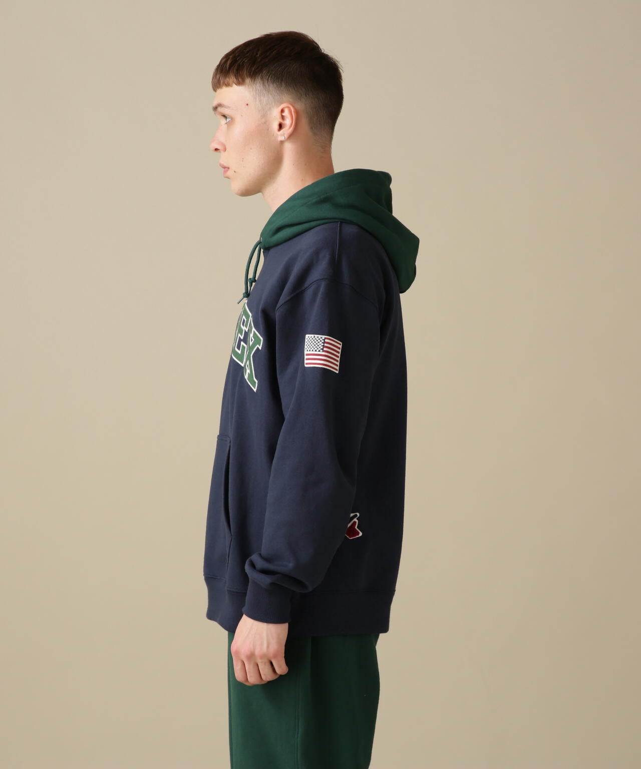 ARCH LOGO COLOR HOOD L/S PARKA/拱形標誌彩色連帽長袖連帽外套