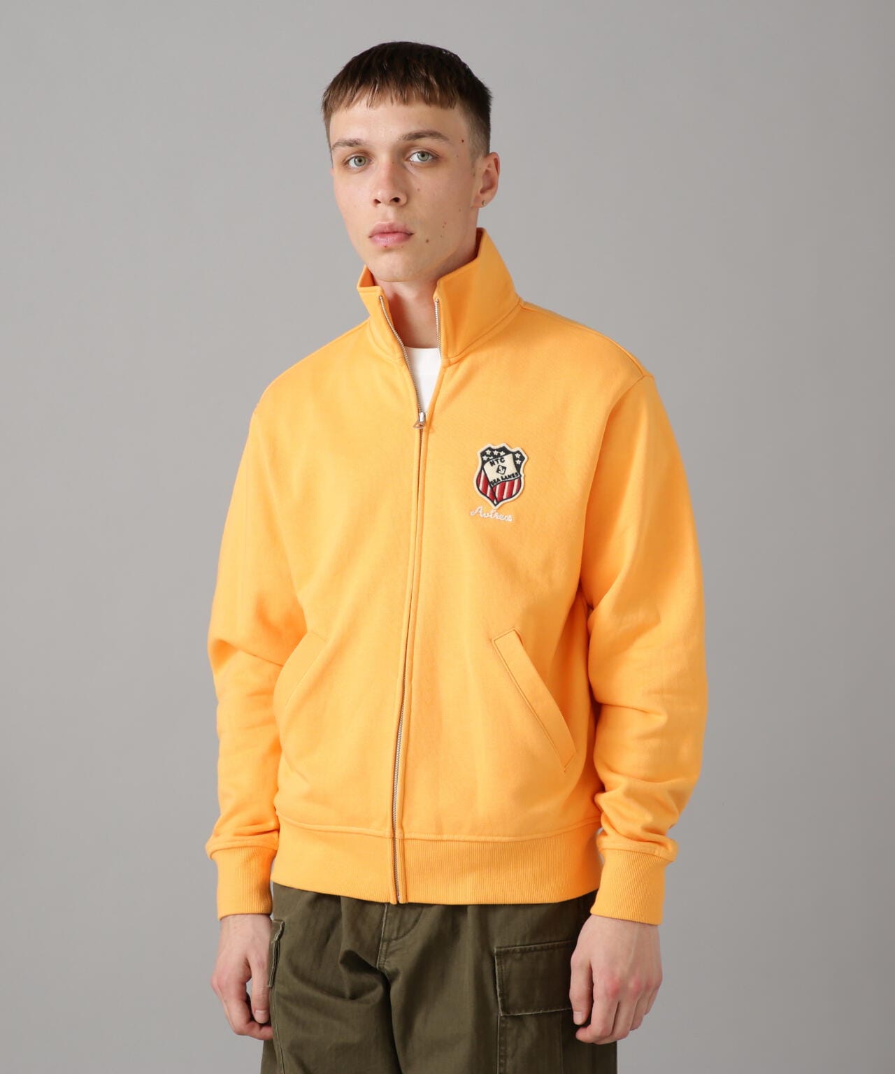 L/S STAND ZIP NAVAL PATCH / 立領拉鍊 海軍 徽章