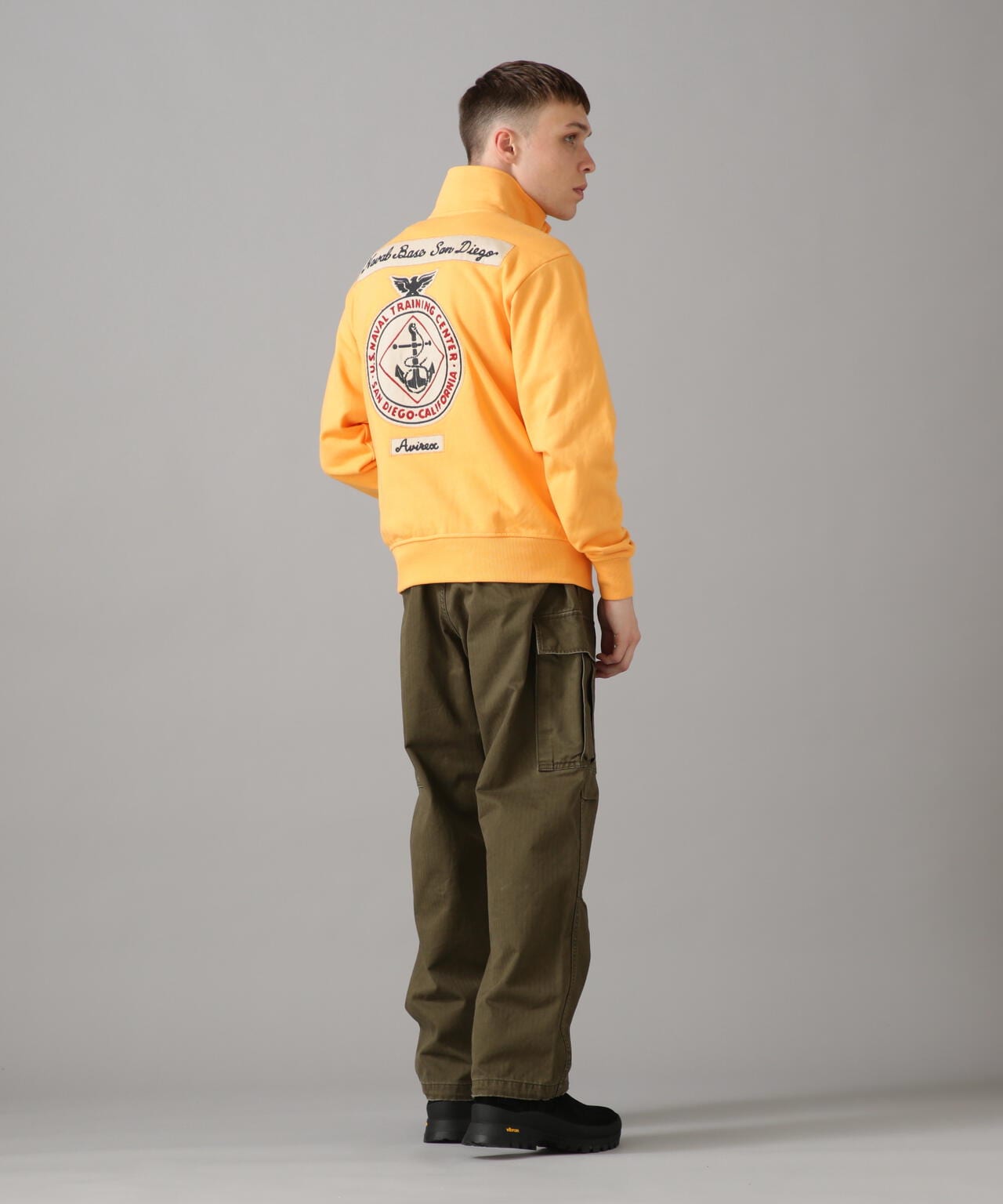 L/S STAND ZIP NAVAL PATCH / 立領拉鍊 海軍 徽章