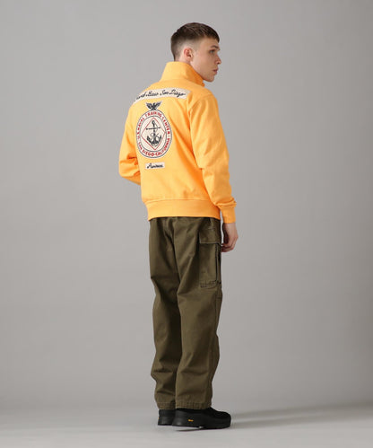 L/S STAND ZIP NAVAL PATCH / 立領拉鍊 海軍 徽章
