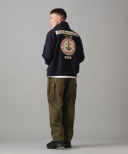 L/S STAND ZIP NAVAL PATCH / 立領拉鍊 海軍 徽章