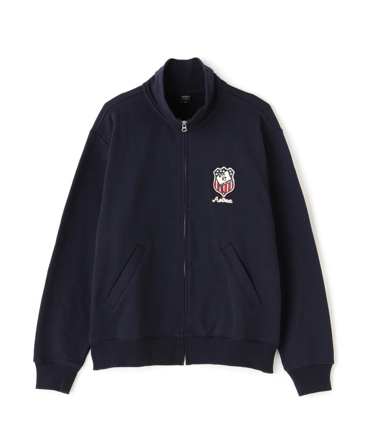 L/S STAND ZIP NAVAL PATCH / 立領拉鍊 海軍 徽章