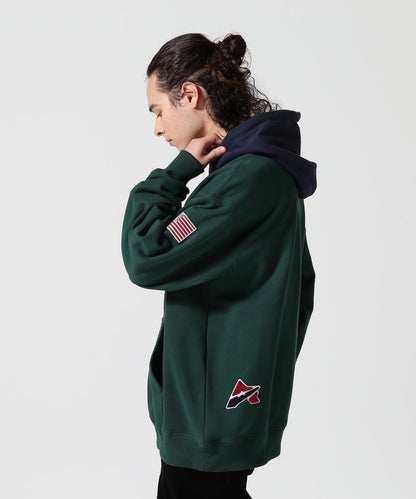 ARCH LOGO COLOR HOOD L/S PARKA/拱形標誌彩色連帽長袖連帽外套