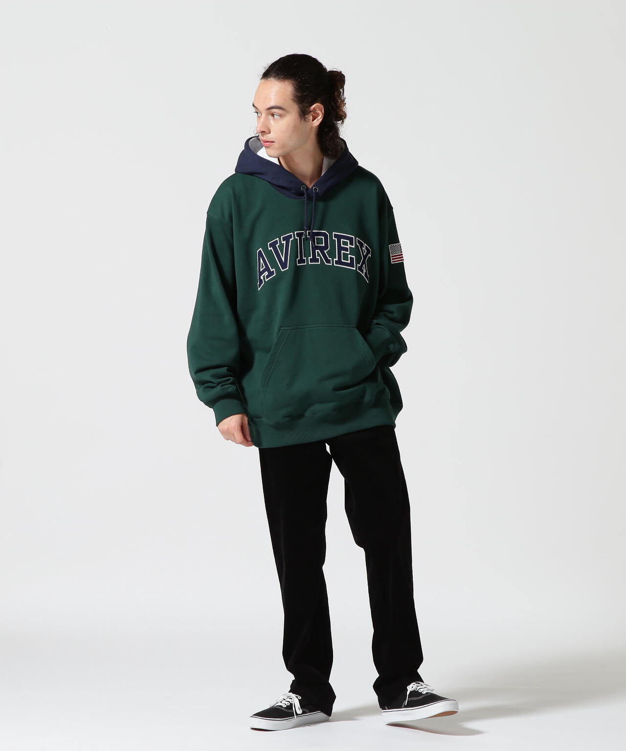 ARCH LOGO COLOR HOOD L/S PARKA/拱形標誌彩色連帽長袖連帽外套