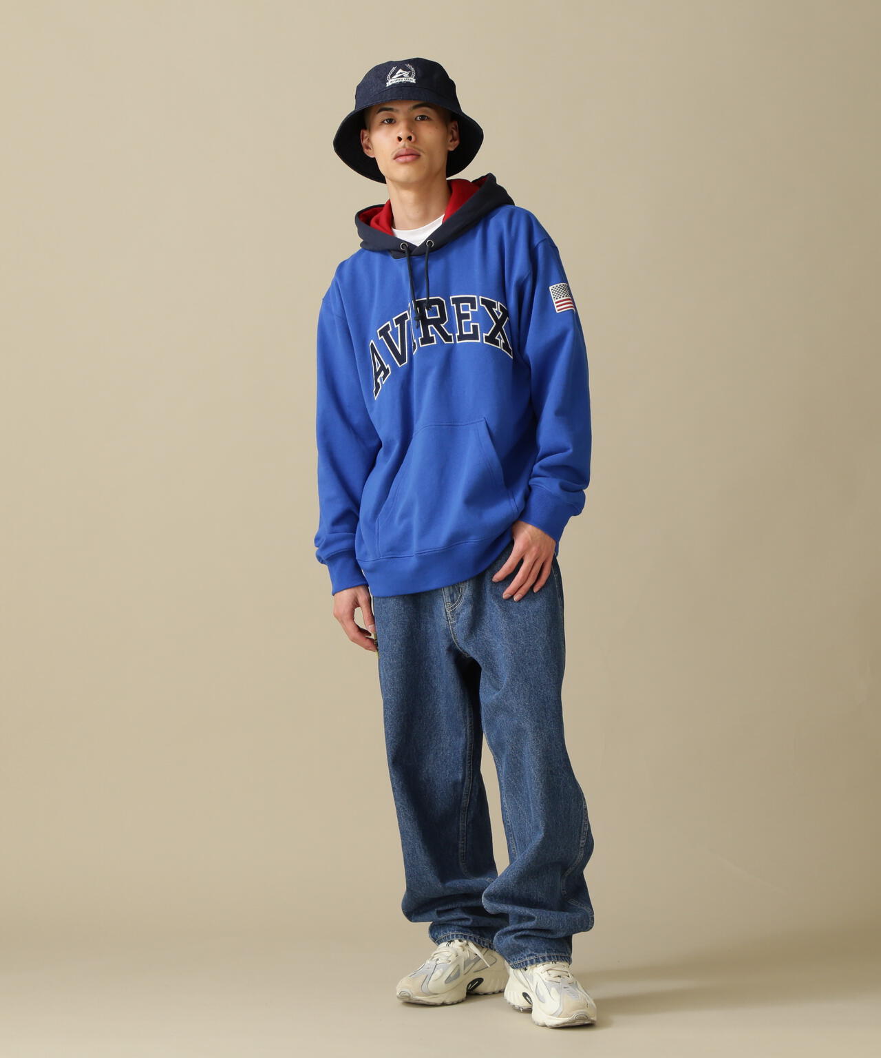 ARCH LOGO COLOR HOOD L/S PARKA/拱形標誌彩色連帽長袖連帽外套