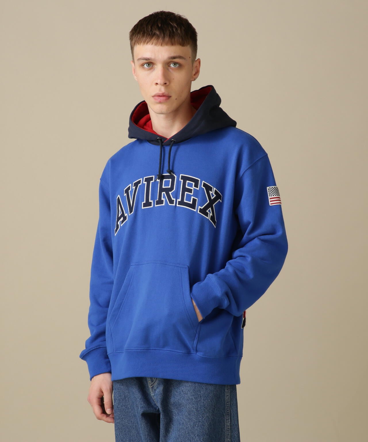 ARCH LOGO COLOR HOOD L/S PARKA/拱形標誌彩色連帽長袖連帽外套