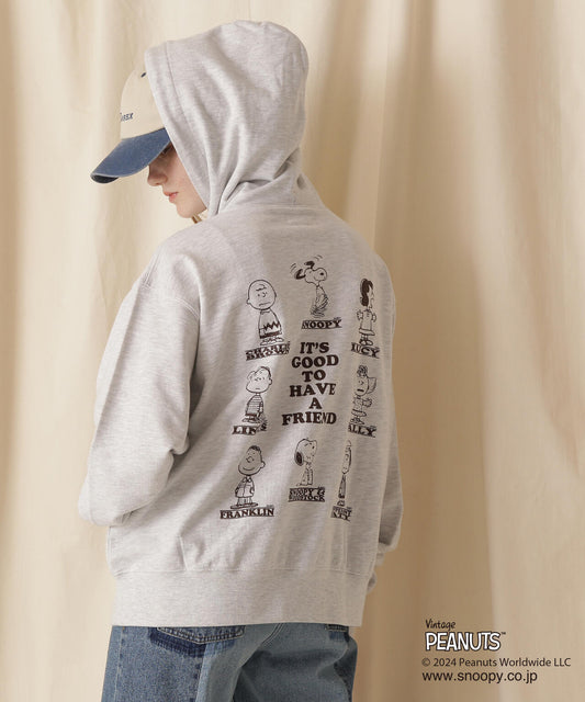 《PEANUTS×AVIREX》PULL OVER PARKA/《花生漫畫×AVIREX》套頭帽風衣