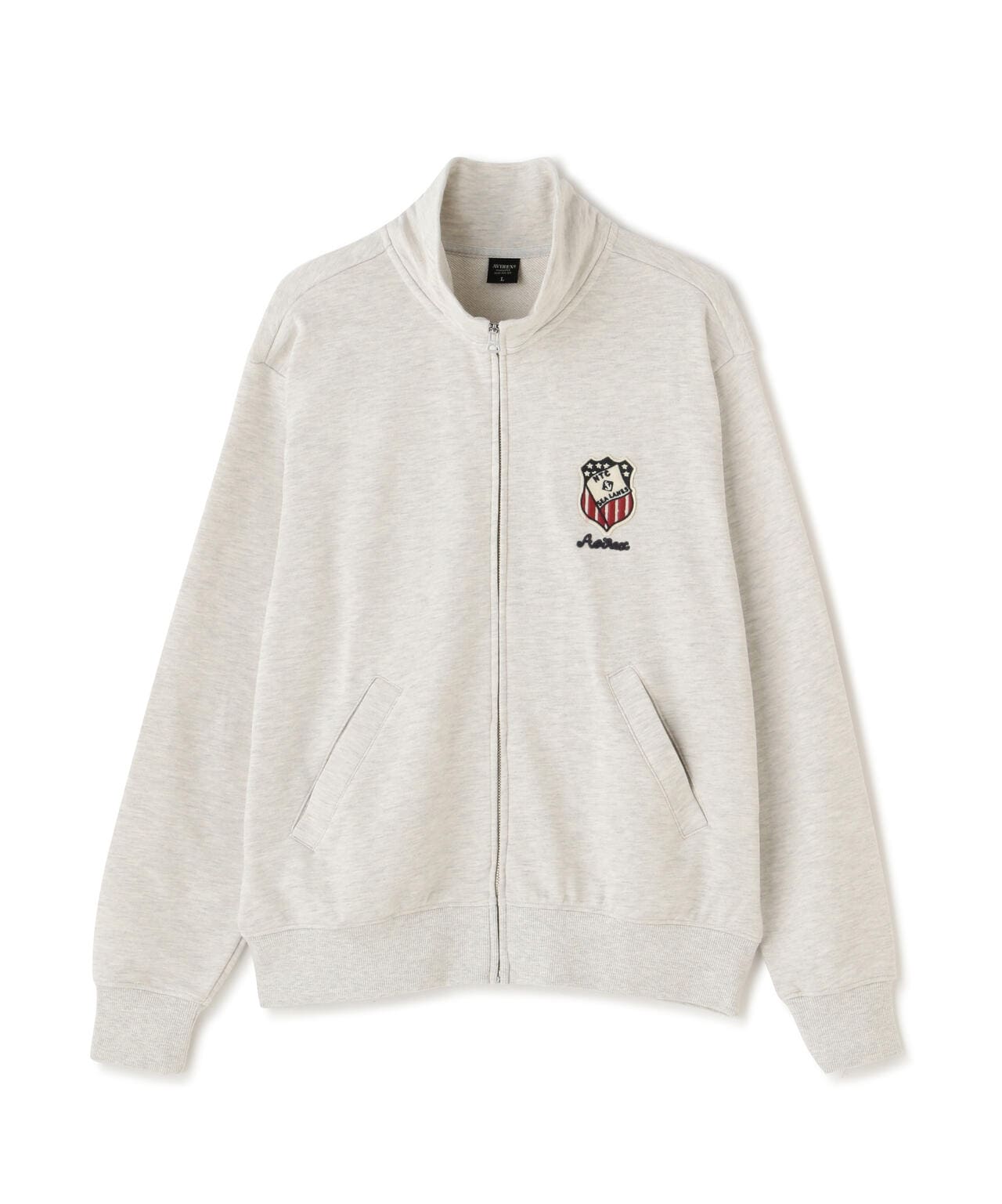 L/S STAND ZIP NAVAL PATCH / 立領拉鍊 海軍 徽章