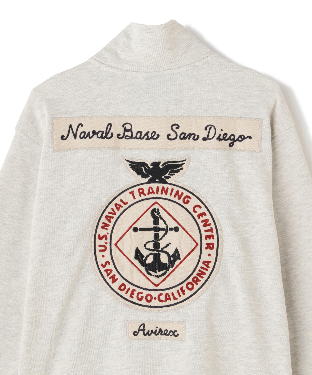L/S STAND ZIP NAVAL PATCH / 立領拉鍊 海軍 徽章