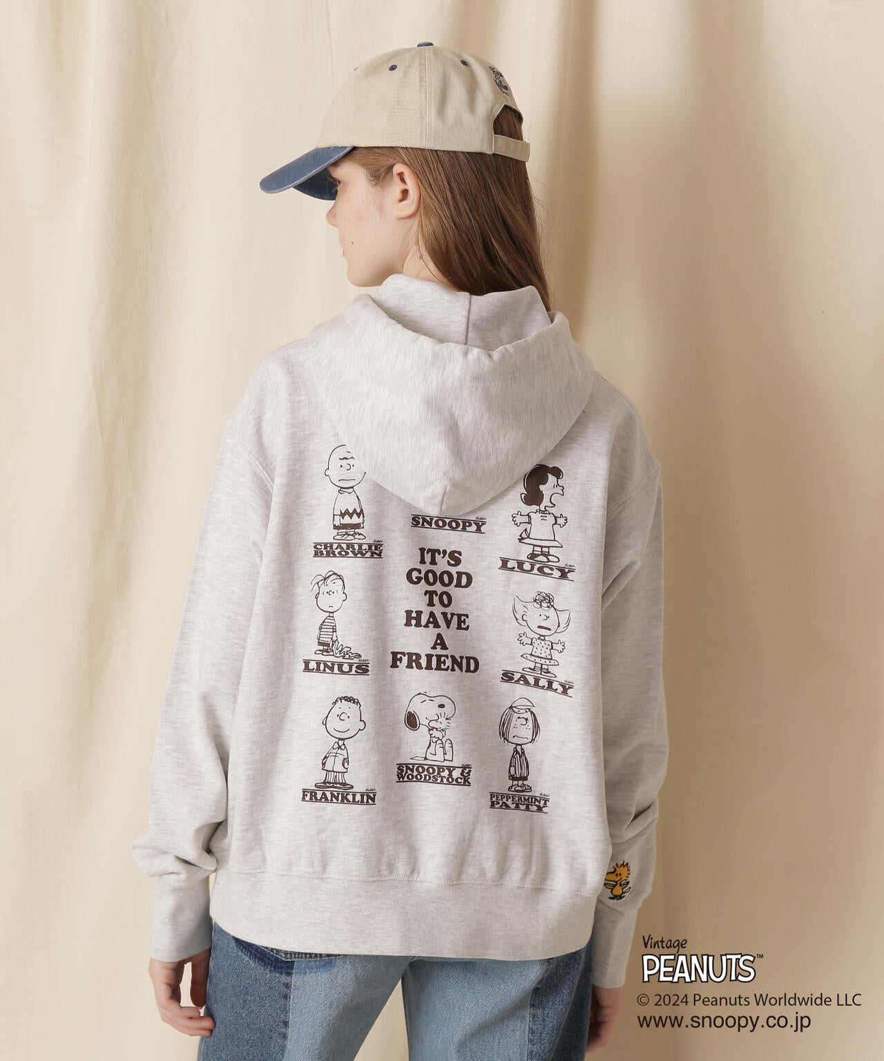 《PEANUTS×AVIREX》PULL OVER PARKA/《花生漫畫×AVIREX》套頭帽風衣