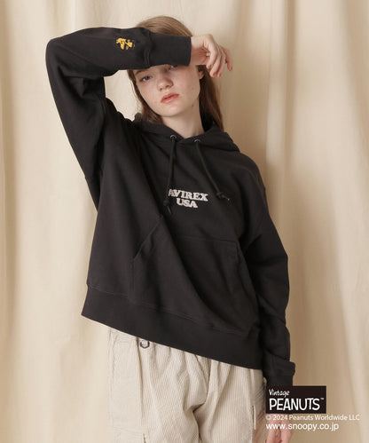 《PEANUTS×AVIREX》PULL OVER PARKA/《花生漫畫×AVIREX》套頭帽風衣